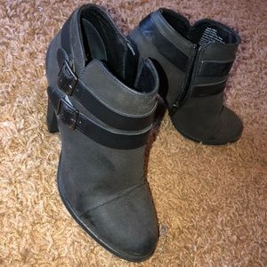 Dressy heel booties